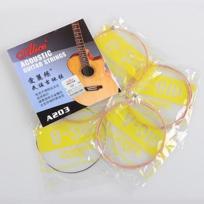 China GUITAR Alice Acoustic Guitar Strings A203 Guitar Strings For Acoustic for sale