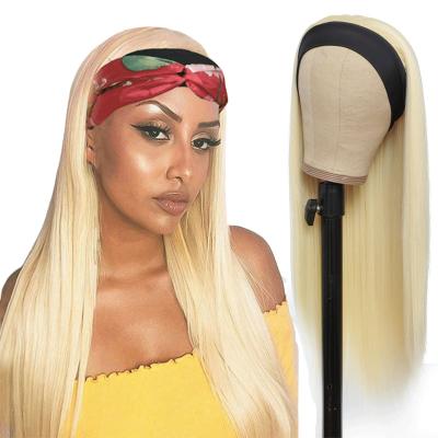 China G&T Wig Wholesale 613 Straight Hair Long Straight Hair Heat Resist Synthetic Wig Headband Wigs For Black Women (22inch) for sale