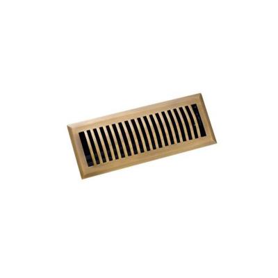 China Easy Installation Cast Brass Wall Cover Vents Grill Floor Air Register for sale