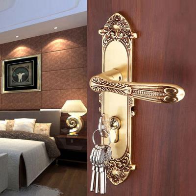 China Retro Simple Style Home Hotel Hardware Room Door Handle Industrial Advanced Door Lock for sale