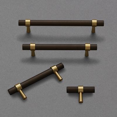 China New Durable 2022 Hardware Brass Knurled Furniture Handles Modern Satin GLOBE Brass Closet Wardrobe Dresser Drawer Pulls for sale