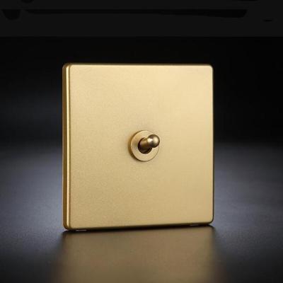 China China Panel Mount Switch Customization Brass Material UK Brass Diverters Wall Sockets for sale