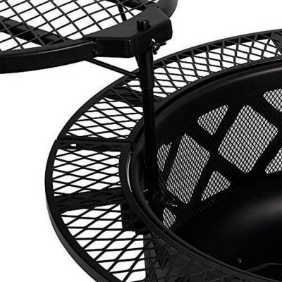 China Professional Manufacture Adjustable Height Round Steel Wood Burning Portable Camping Fire Pit Indoor Fire Pit for sale