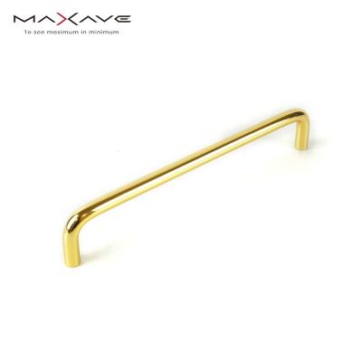 China New Stainless Steel U Shape Gold Luxury Furniture Strong Hardware Corrosion Resistance Kitchen Furniture Handles For Cabinets Kitchen for sale