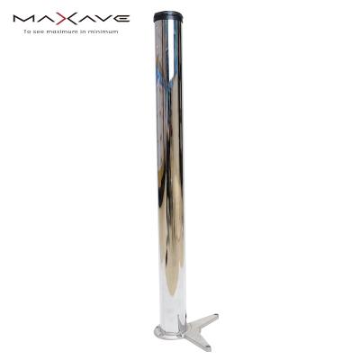 China Sleek Metal Height Round Iron Material Adjustable Furntirue Design Cafe And Dining Modern Hydraulic Table Leg for sale