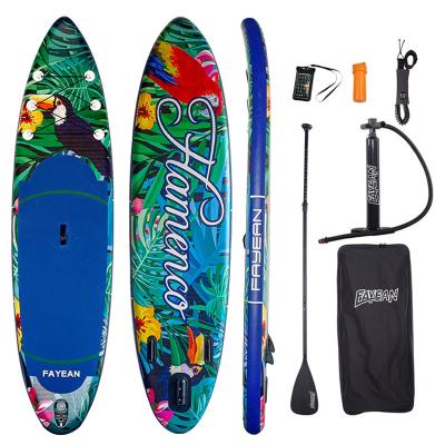 China Durable Adult Surfboard InflatablePaddle Board Paddle Board Floating Board Holding PVC Surfboard Aluminum Alloy Paddle for sale