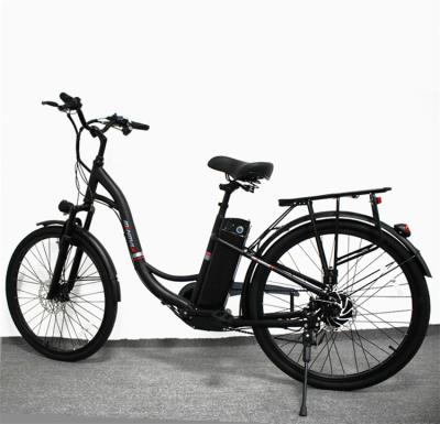 China Aluminum alloy electric bike bicycle with ebike 36V lithium battery city foladable electric bike with 300W 500W electric bicycle for sale