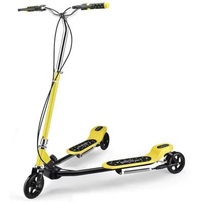 China Unisex for 100kg Support 100kg Kick Scooter Adult Driver Scooter Parent-child Three-wheeled Kick Scooters for sale