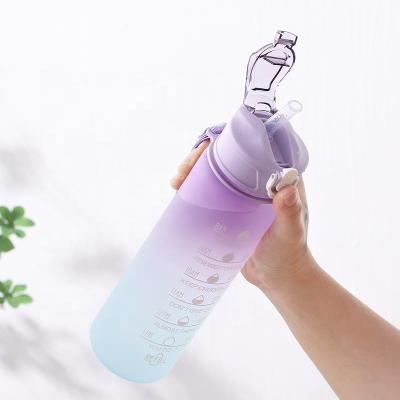 China Viable Food Grade PC Plastic Bottle With Bounce Lid BPA Free Plastic Water Bottle 32OZ Tristan Plastic Sport Bottle Custom Logo for sale