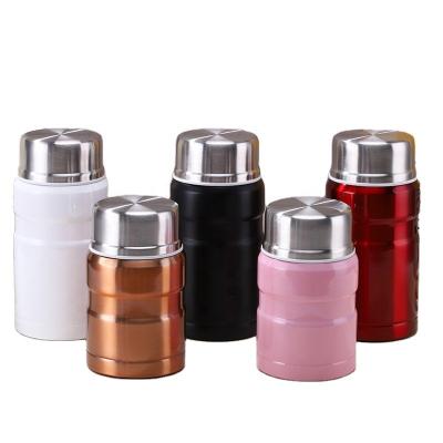 China YongKang Wholesale PORTABLE Thermoses 500ML Thermo Lunch Cans 304 Stainless Steel Food Tin Can Insulated Vacuum Lunch Food-Boxes for sale