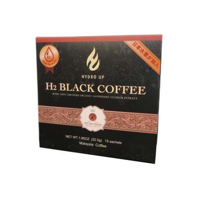 China Slimming high quality healthy ganoderma lucidum organic lingzhi to extract instant black coffee pack for sale