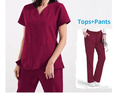 China hospital scrubs uniforms places hospital care scrubs medical scrubs for sale