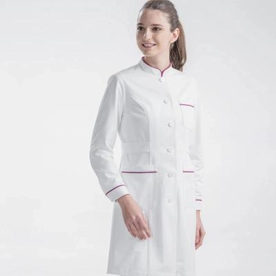 China Hospital White Color Beauty Salon Nursing Wear Medical Lab Coats for sale