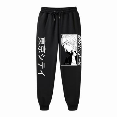 China Viable Brand Men's Fashion Anime Tokyo Printed Solid Color Jogging Casual Sports Pants Comfortable Men Women Printed Pants for sale