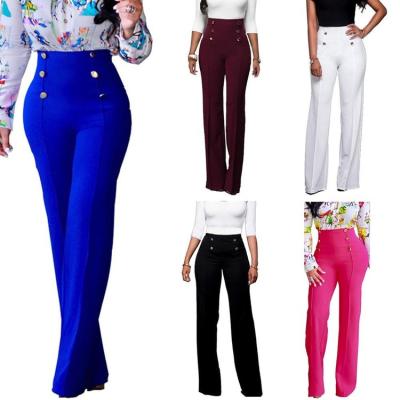 China 2021 latestsummer viable clothes for female women clothes high waist long pants women plus size pants for sale