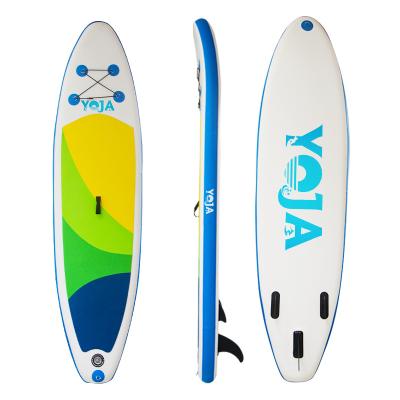 China Water Sports Area Wholesale Inflatable Surfboard Water Sports Yoga Board Packing Travel Paddling Board Vertical Surfboard for sale