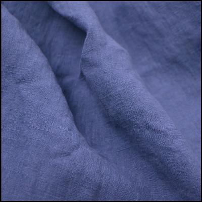 China Organic Washed Woven Plain Dyed Organic Linen Fabric for sale