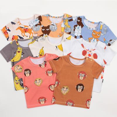 China Anti-pilling High Quality Custom Printing Cotton Kids T-Shirts for sale