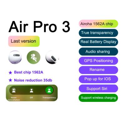 China Whitepods ProPods 3 In-Ear Blackpods Pro 6 Pro 1:1 Clone i500 TWS i3 Airoha Super ANC 1562 for sale