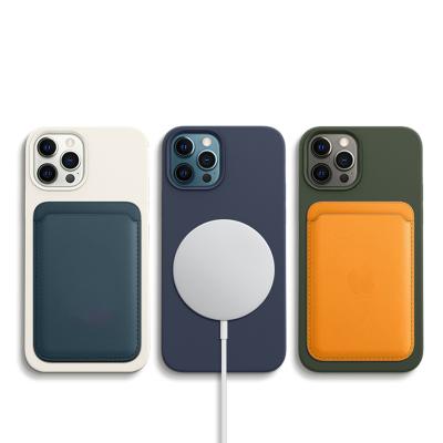 China Shock Proof New Arrival Magnetic Coil Circle Phone Case For Iphone 12/pro mini pro Max ShockProof Mobile Phone Case for sale