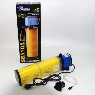 China SHANDA Viable Hi-Quality Professional Internal Aquarium Filter Liquid Sponge Filter for sale