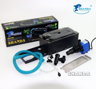 China Viable Bio-filter Box Accessories Fish Tank Aquarium Filter SHANDA Top Filter SDF-1111 for sale