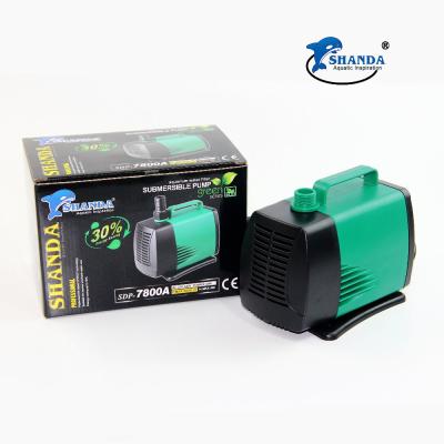 China High Flow Sustainable SHANDA Aquarium Water Pump Submersible Pump SDP 7800A 4500L/H for sale