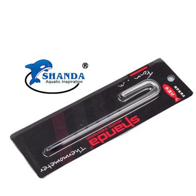 China SHANDA Viable Aquarium Accessories Professional Thermometer Submersible Thermometer for sale