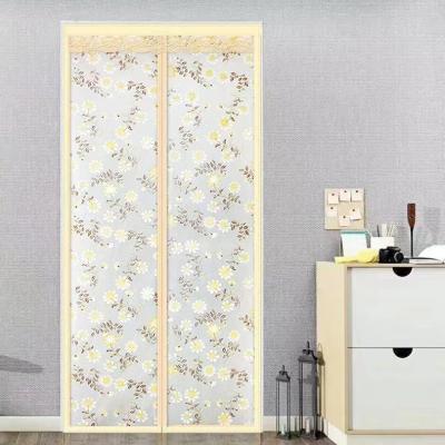 Chine Porte en film plastique imprimé Porte magnétique anti-froid 90x220cm à vendre