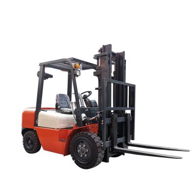 China Building Material Shops Mini Forklift Truck Small Rough Terrain Forklift Prices LPG Diesel Forklift 3 Ton 4 Ton 5 Ton for sale