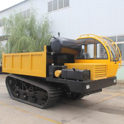 China Farm Garden Use Mining Loading Chain Unloader Crawler 8ton Hydraulic Dumper for sale