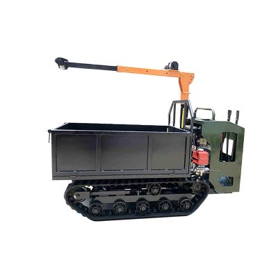 China Hot Selling Steel Wire Rubber Track Mini Dump Truck Dumper Crawler Dumper Trucks For Sale for sale