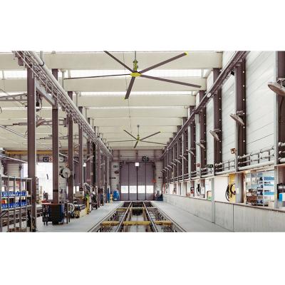 China Large Space Heat Dissipation Energy Saving Mute 24 Feet Hvls Industrial Ceiling Fans for sale