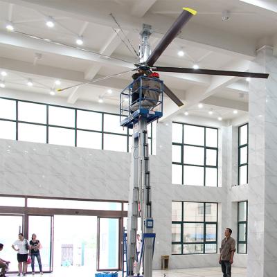 China 1.5kw 380v/220v Customizable Large Luxury Industrial Hvls Big Ceiling Fans for sale