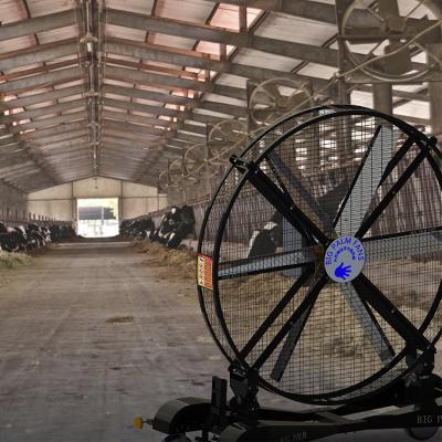 China Support Online Installation Teaching Mall 8ft Large Barn Hvls Industrial Movable Floor Fans for sale