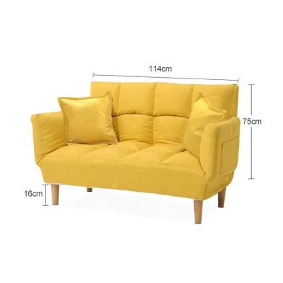 China Foldable Modern Bed Sofa Couch Living Room Furniture Metal Folding Fabric Recliner Sectional Sofa for sale