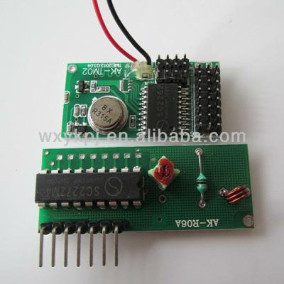 China 315/433mhz universal wireless rf transmitter and receiver module for sale