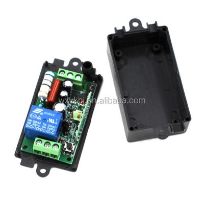 China NEW AC110V 220V 1CH 10A Lamp Switch Relay Output Radio Receiver Module + Remote Control Case AK-CXAC-1A for sale