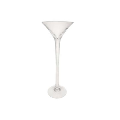 China CLASSIC Best Selling Elegant Wedding Tall Martini Cocktail Glass Vase Centerpieces for sale