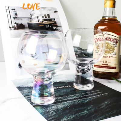 China Viable Hot Selling Stem Balloon Copa de Balon Español Gin Tonic Glass by Ikonic Gin Glasses Set Transparent Short for sale