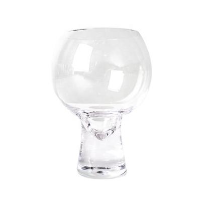 China Viable Plating Wine Balloon Copa Glass Color Creative Cocktail Glass for sale