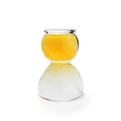 China Wholesale clear double layered jager bomb quaffer shot glass from Sustainable.Stock for sale