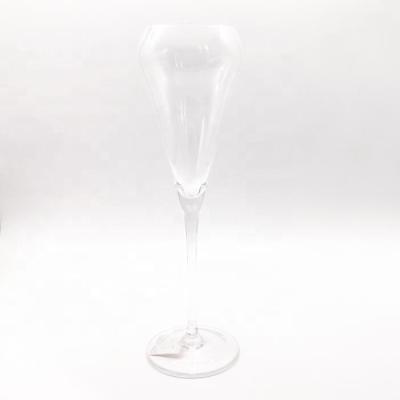 China Sustainable Wholesale Custom Eco - Friendly Tulip Shaped Champagne Glass Flute for sale