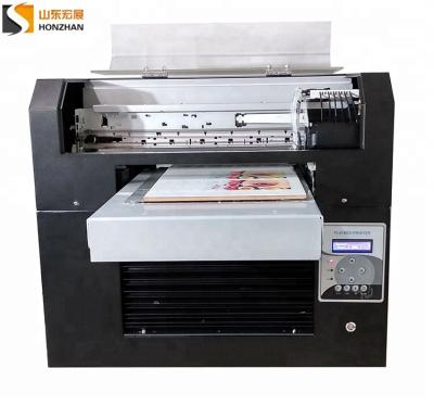 China 2018 Hot Sale HONZHAN New Arrival A3 Small Phone Wood Case UV Plastic Printer Low Cost Digital UV Printer for sale