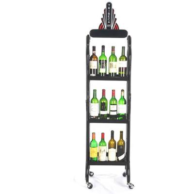 China Wholesale Standing Free Standing Display Customization Liquor Water Gallon Bottle Rack Advertising Display Rack for sale