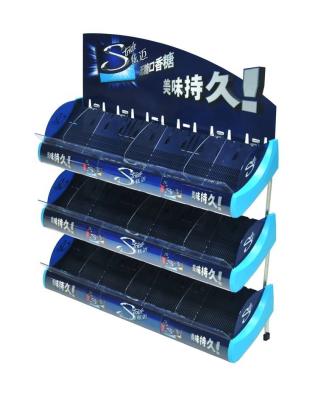 China Counter Display Made In China Top Quality Supermarket Metal Chewing Gum Display for sale