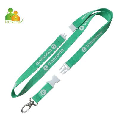 China Promotional Lanyard Best Quality Heat Transfer Carabiner Lanyard With Plastic Buckle Logo Free Sample Custom Design Custom Satin Ribbon Lanyard for sale