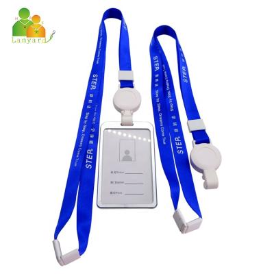 China Promotion Lanyard Best Selling High Quality Durable Polyester Dye Sublimation Card Holder Lanyard for sale