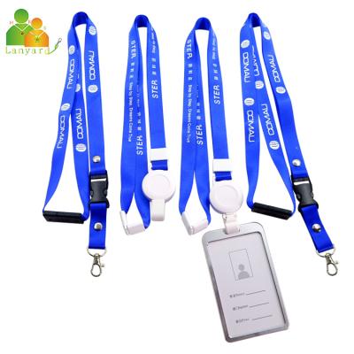 China Promotional Promotion Lanyard Heat Transferred Lanyard Card Holders Printed Custom Logo With Polyester Lanyard for sale