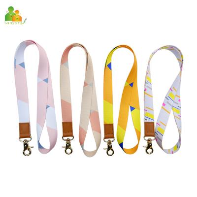 China Promotional Gift More Movable Polyester Lanyard Factory Direct Selling Customized Lanyard Key Chain Badge Card Hang Rope Color Animation Neck for sale